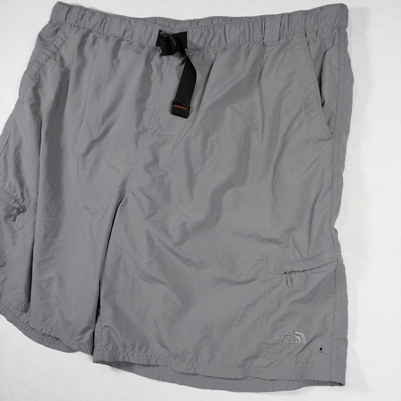 The North Face Other - The North‎ Face Mens XXL Gray Belted Nylon Cargo Hiking Shorts Mesh Lined